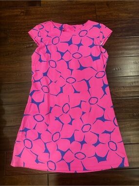 MAHI GOLD Bright Pink Dress with BluePrint